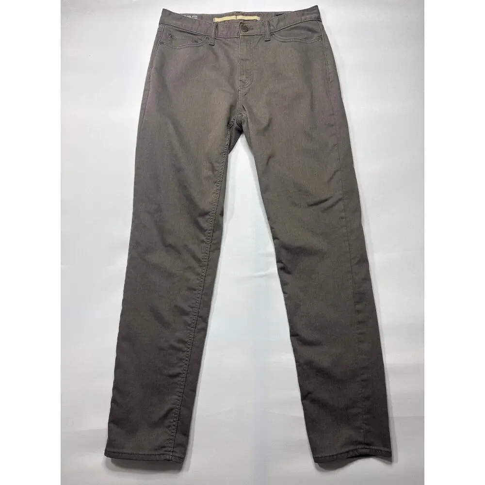 Banana Republic Men's Athletic Fit Brown Travel Jeans - Size 33x34 (33x31.5)*